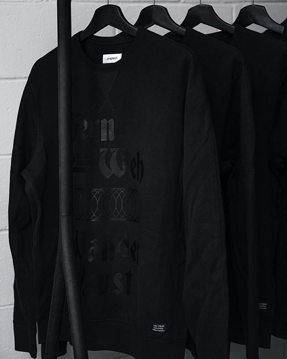 Men's black uniform